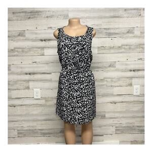 MNG By Mango Lightweight Sleeveless Abstract Print Dress Size 12 Large